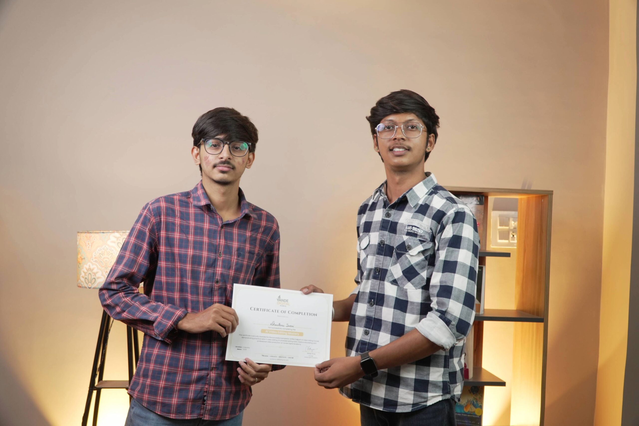 Vande Digital Academy Certificate Presentation